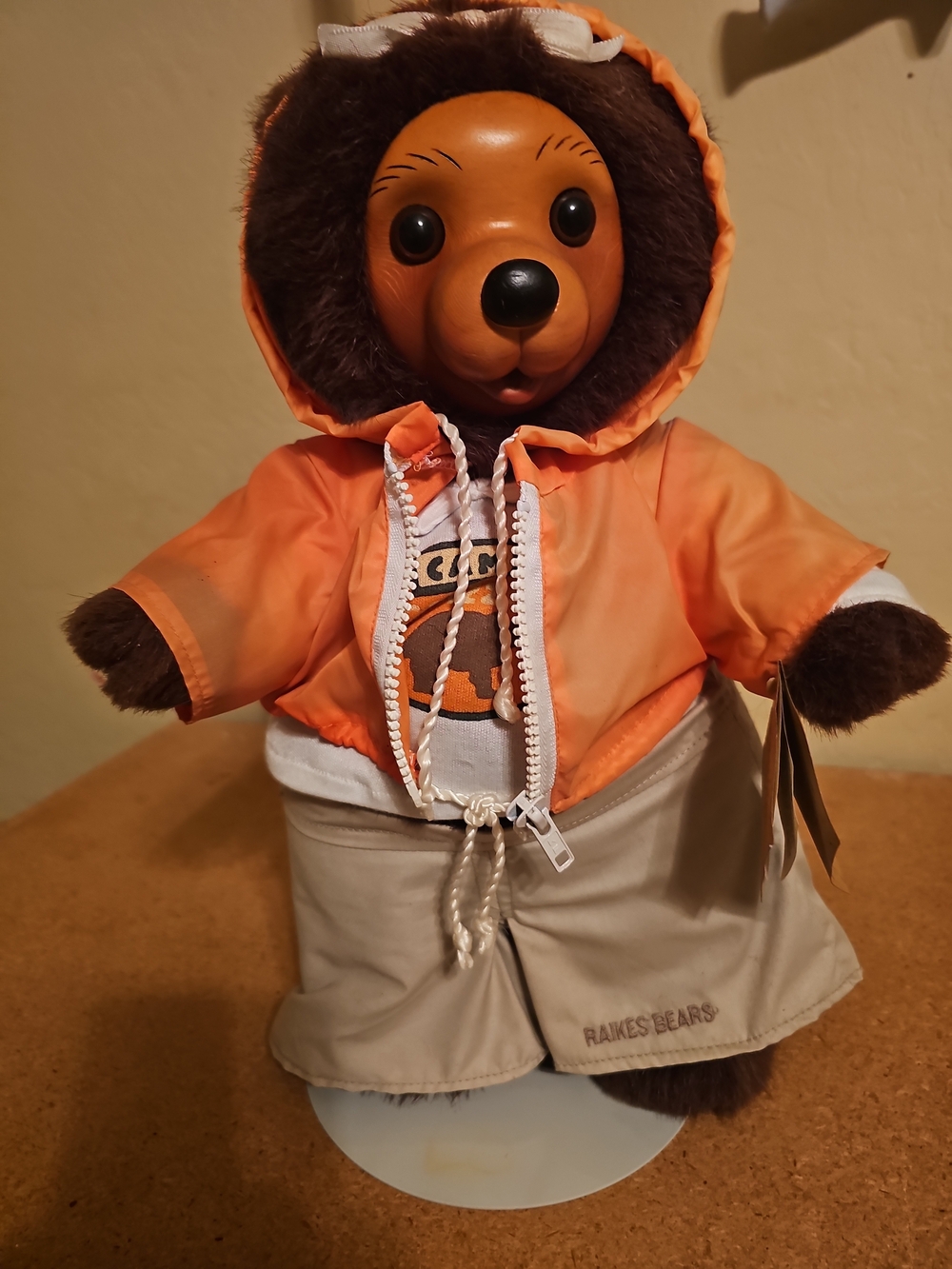 Vintage Raikes 1990 Bear Camp Grizzly Hillary W/Tags 16" Orange Jacket